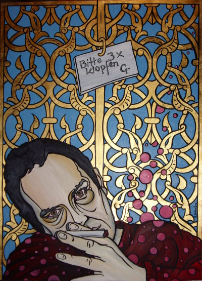 SELBST VORM HIMMELSTOR,L,2007,50X70,PREIS 820?