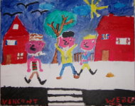 Vincent,l auf Leinwand,Gang,50x40,11Jahrekl